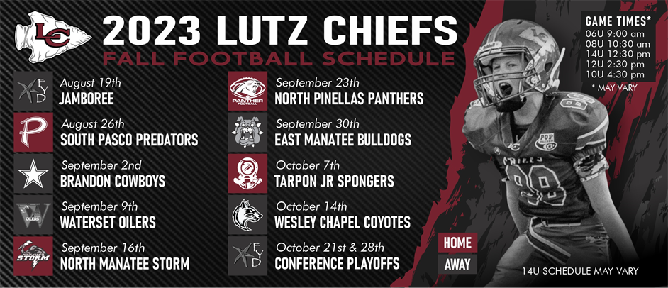 Fall 2023 Football Schedule