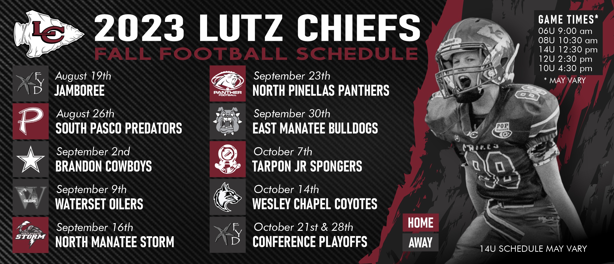 Lutz Chiefs Youth Football and Cheer